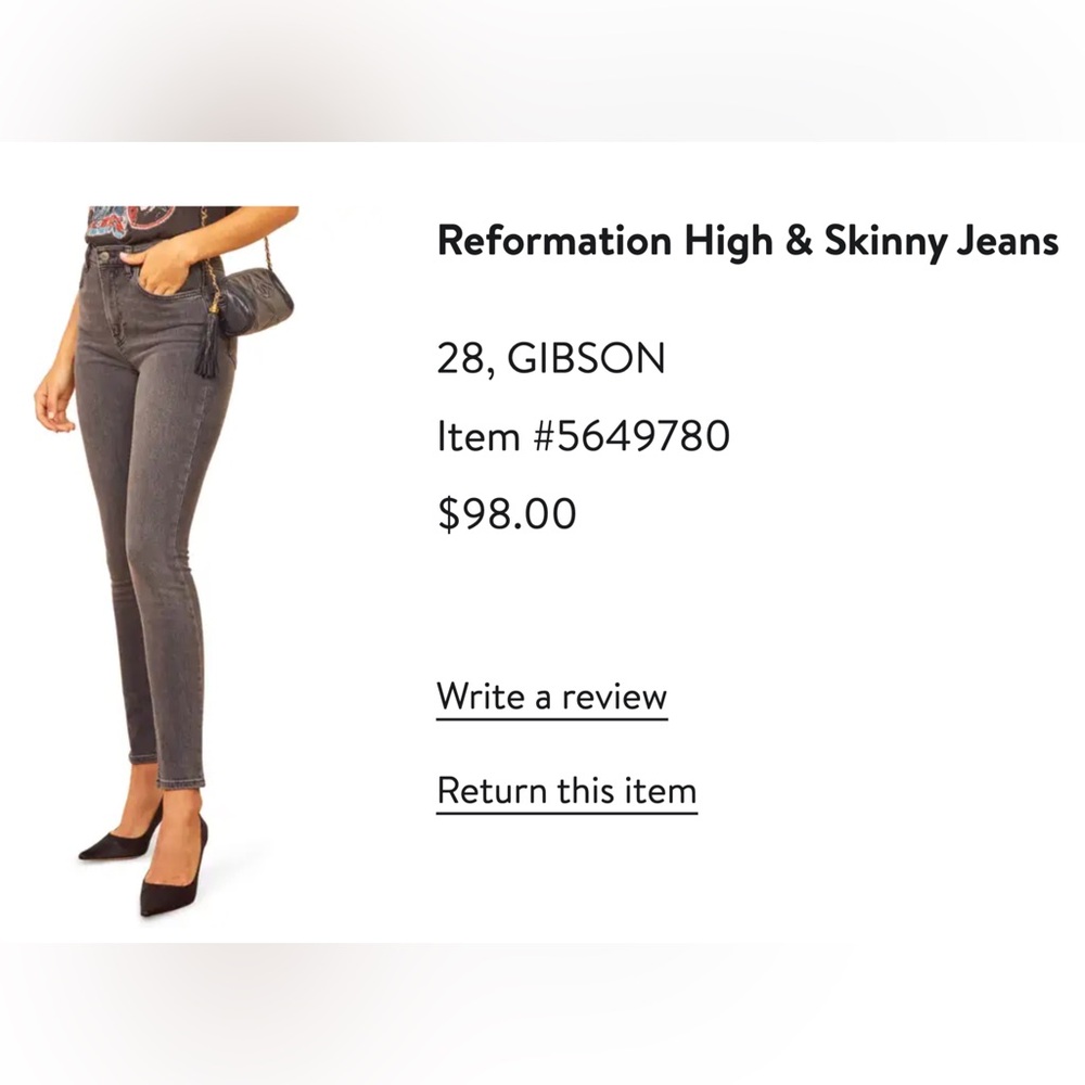 Reformation jeans